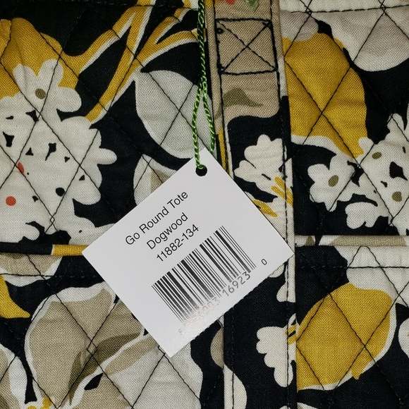 NWT Vera Bradley Go Round Tote - Dogwood - Picture 4 of 8